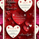 Valentines Menu Template