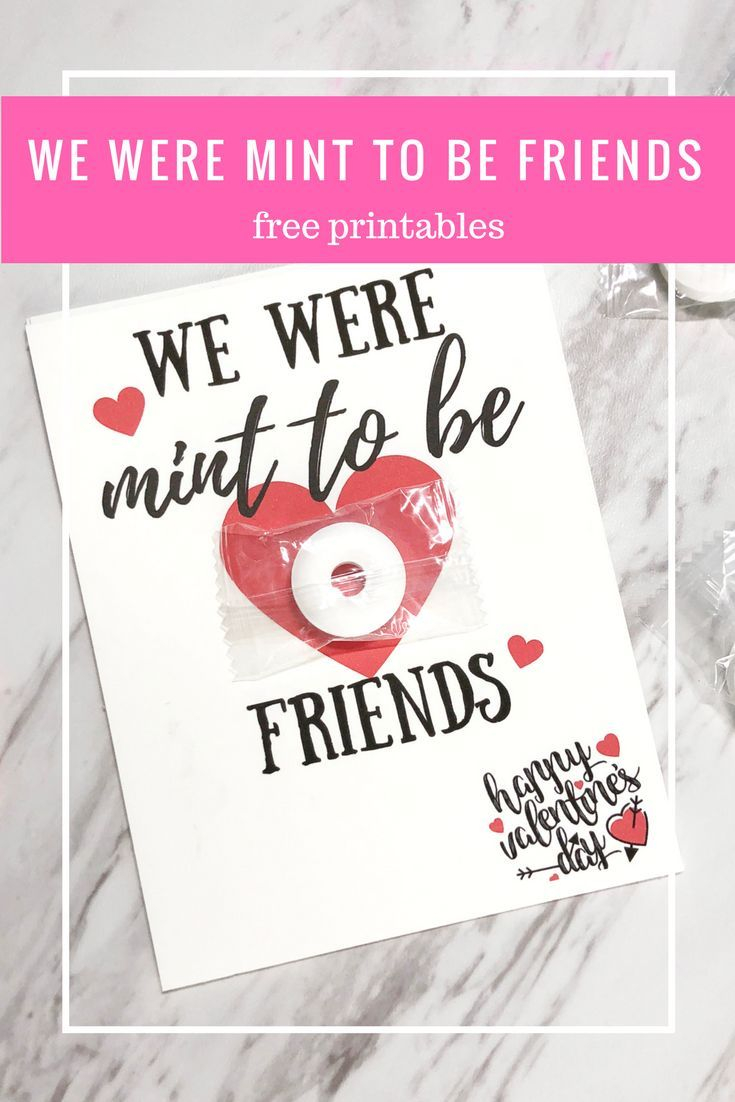 We Were Mint To Be Friends Free Valentine Printable In 2020 Friends We Were Mint To Be Friends Free Valentine Printable In 2020 Friends