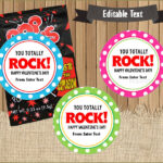 You Rock Valentine Cards Printable Pop Rocks Valentine Etsy
